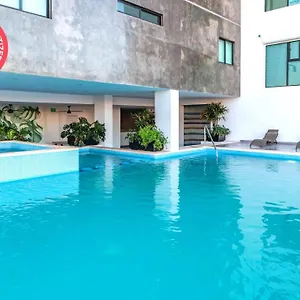  Apartamento ¡nuevo! Depto. Céntrico Con Alberca Y Jacuzzi México